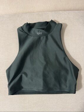 Green Alo cropped top